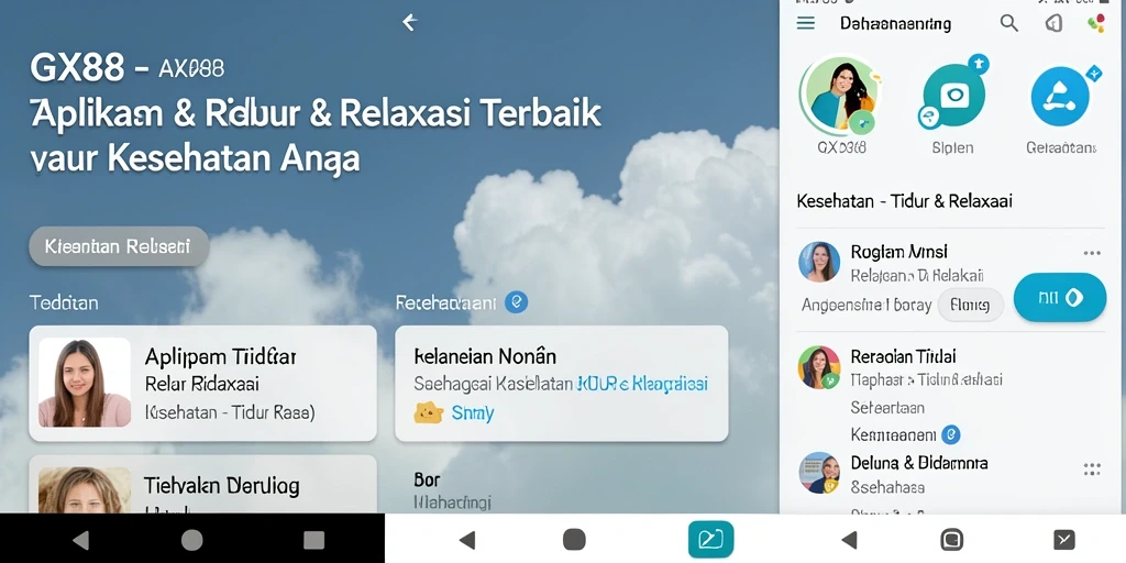 Antarmuka GX88 yang menenangkan dan ramah pengguna.