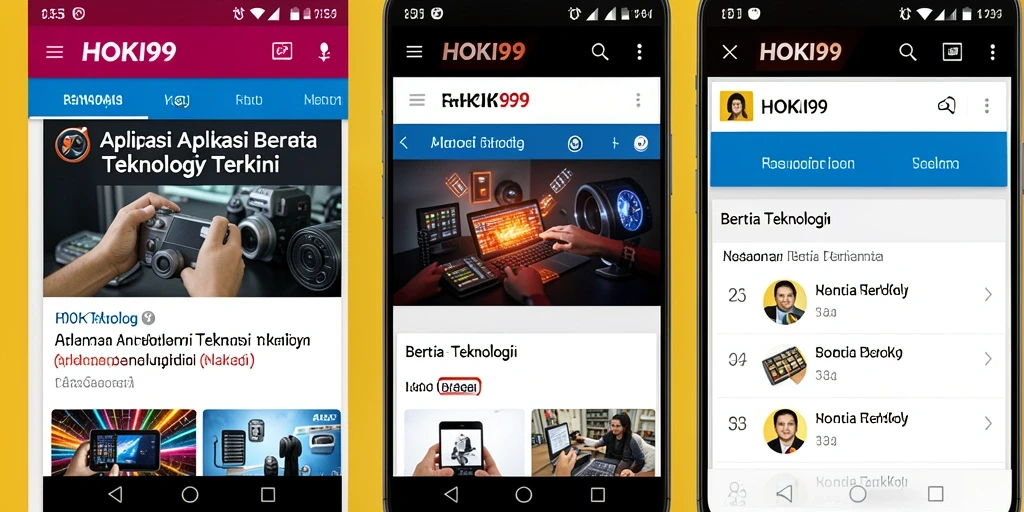 Tampilan antarmuka HOKI99 yang modern dan informatif.