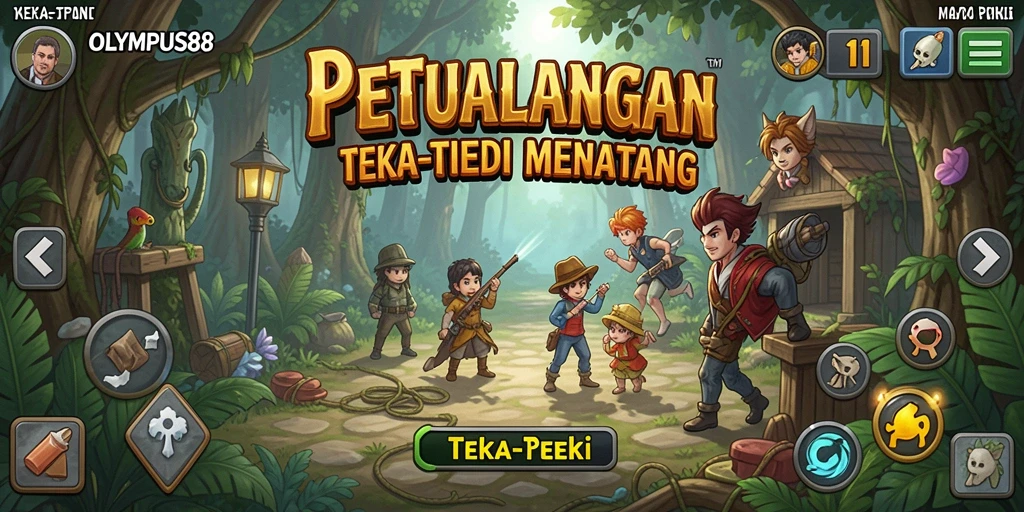 Antarmuka OLYMPUS88 dengan teka-teki yang menarik.