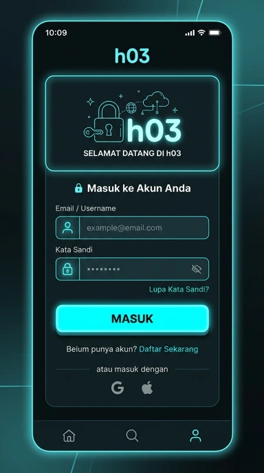 Panduan Masuk Akun h03 untuk Pengguna Android